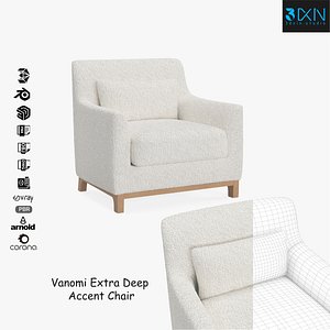 3D Vanomi Extra Deep Accent Chair