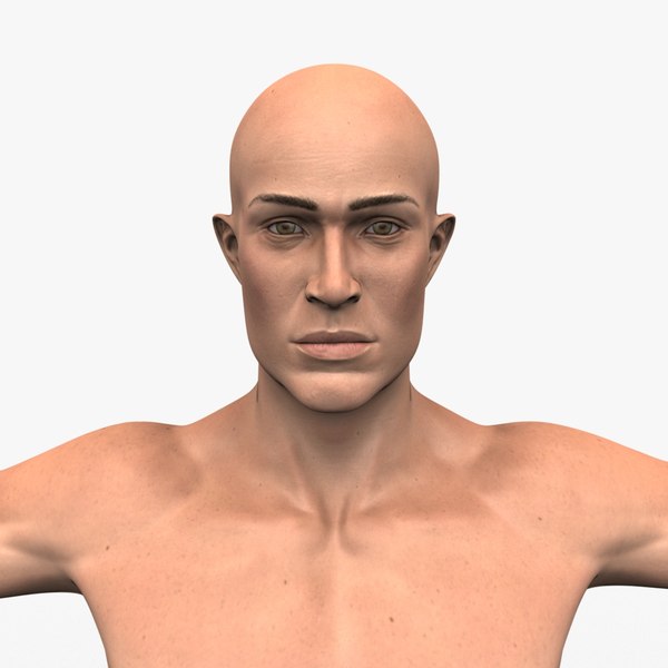 realistic male model