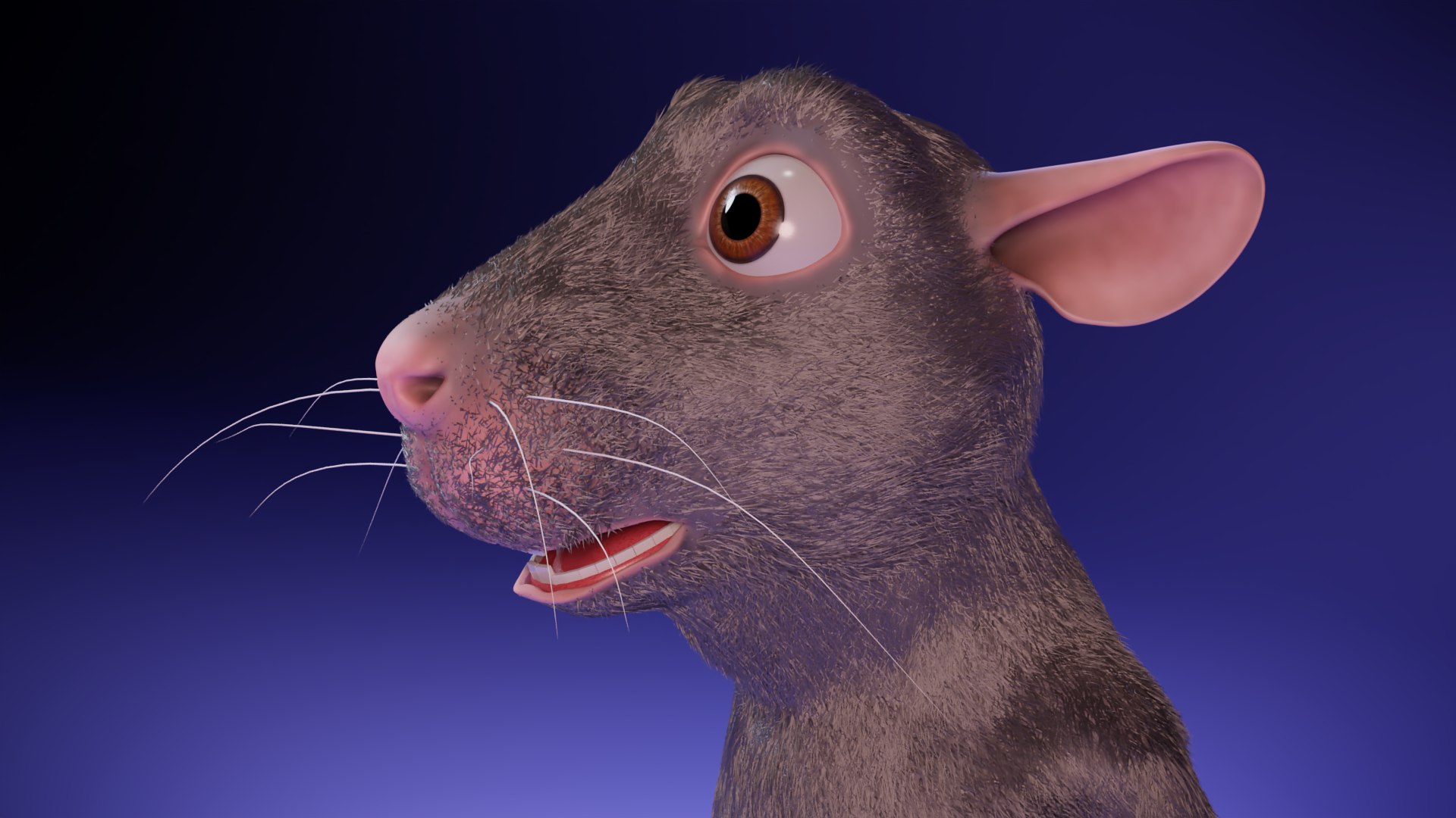 Cartoon Rat 3D - TurboSquid 1681635