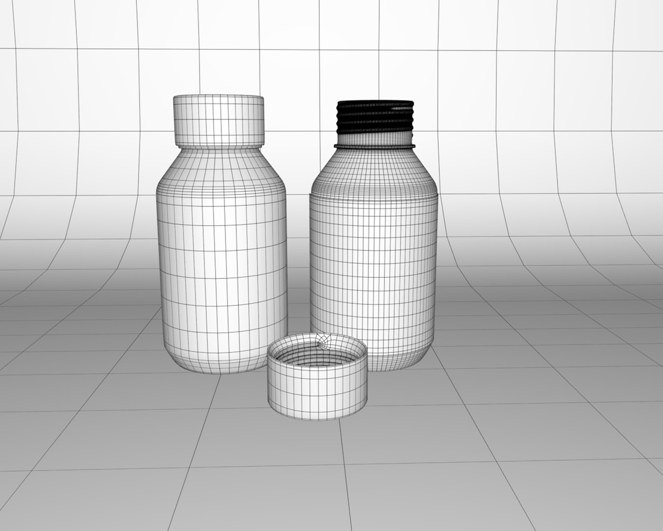 Small Glass Bottle 3D https://p.turbosquid.com/ts-thumb/at/5zKvql/lM/bottlewireframe/jpg/1722971168/1920x1080/fit_q87/a9970c1c5d79e0f4b43b1a8606c5dc22eca1405f/bottlewireframe.jpg
