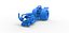 Trator de tração com motor turbo simples V12 Escala 1 a 25