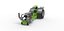 Trator de tração com motor turbo simples V12 Escala 1 a 25