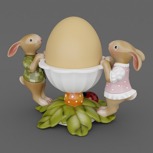 Chicken Five Egg Holder 3D Model $35 - .max .fbx .obj .stl - Free3D