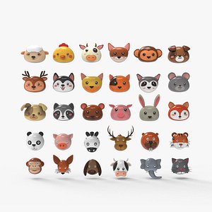 Animal Head Pack 001