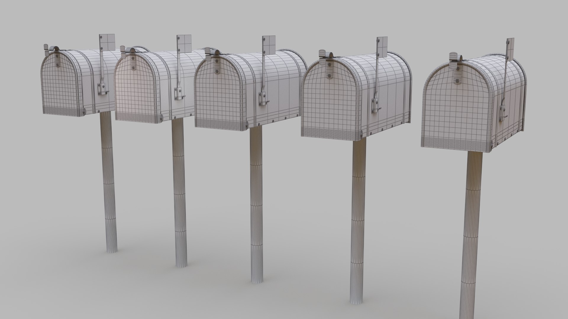 Mailbox 3D Model - TurboSquid 2334873