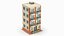 Modello 3D low poly di un edificio residenziale in stile cartone animato 03