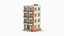 Modello 3D low poly di un edificio residenziale in stile cartone animato 03
