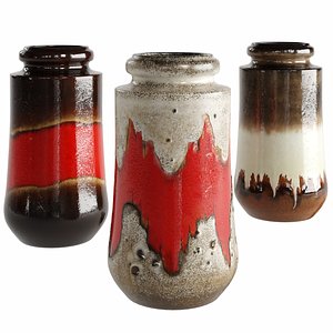 3D Lava 549 Vases model