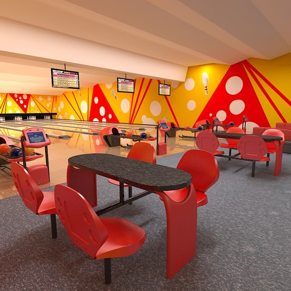 bowling club equipment 3d model