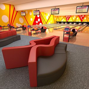 bowling club equipment 3d model