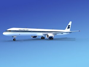 3d model airline boeing 757 757-300