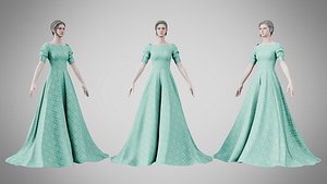 Dress 50 Cyan