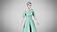 Kleid 50 Cyan
