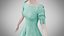 Kleid 50 Cyan
