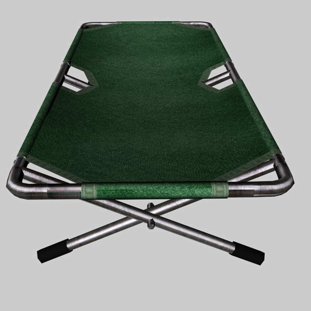 Military cot bed 3D TurboSquid 1179453