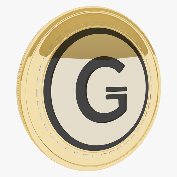 Global Currency Reserve Cryptocurrency Gold Coin 3D model