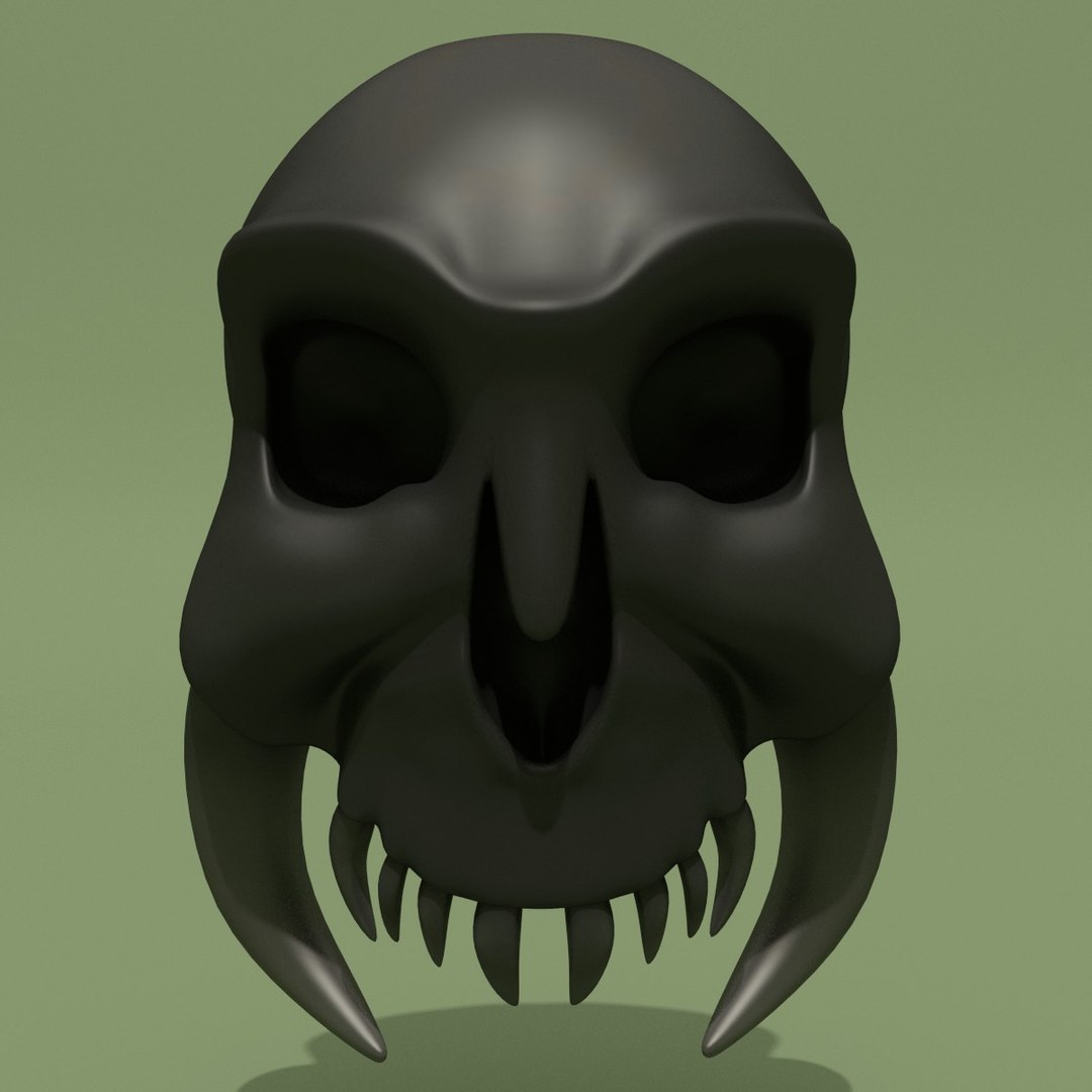 skull fantasy 3d model