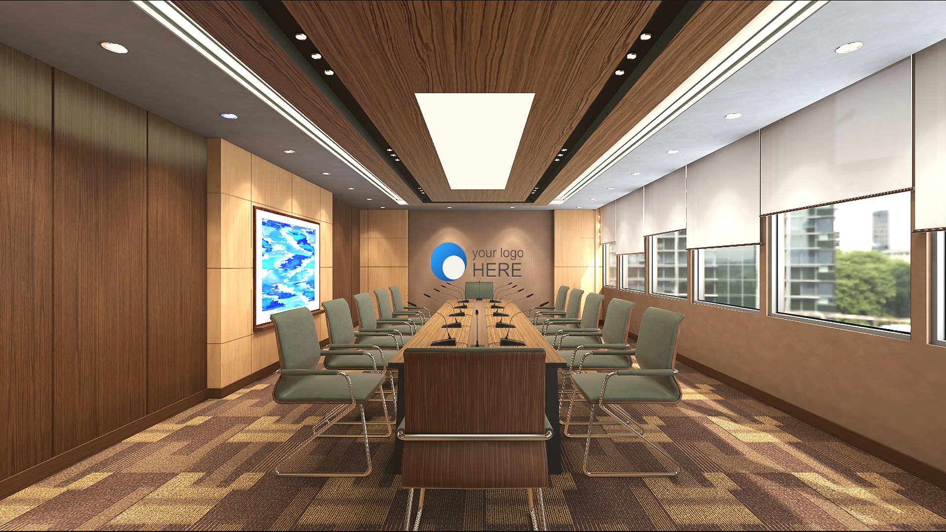 3D Model Conference Room 01 - TurboSquid 1585928