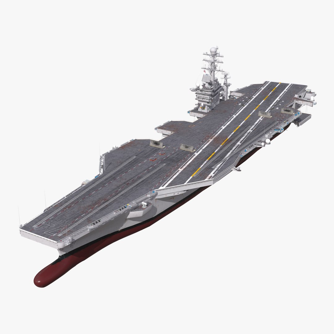 USS John C Stennis CVN-74 3D Model 3D model preview