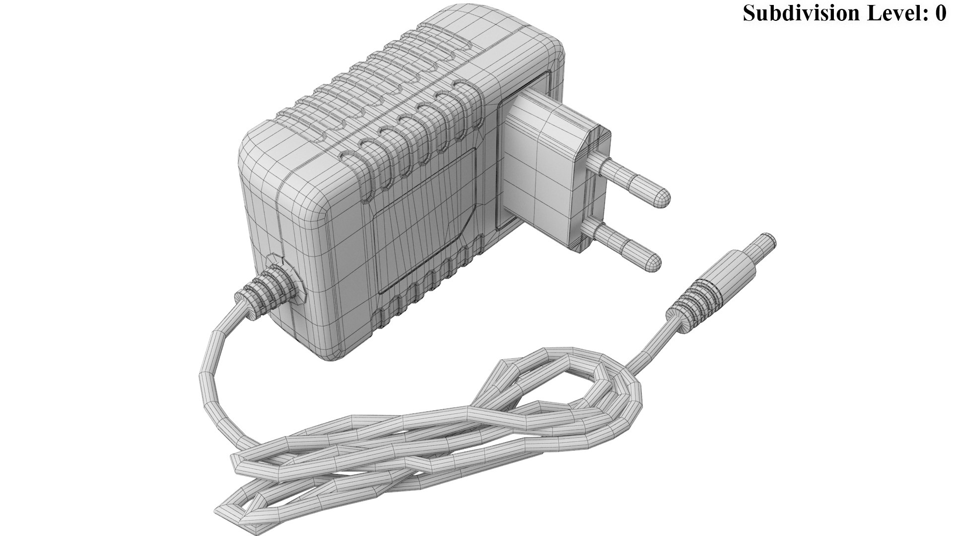 3D Power Adapter Model - TurboSquid 1895469