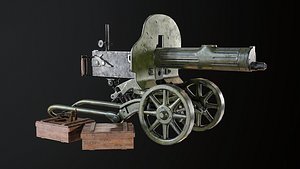 3D maxim metallic model