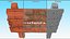 Aged Weathered Rustic Signpost