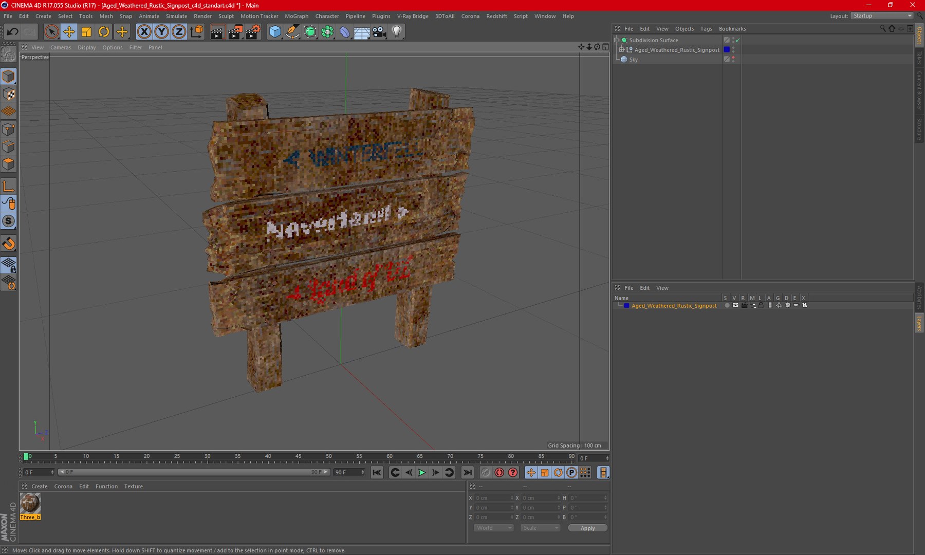 Aged Weathered Rustic Signpost 3D model https://p.turbosquid.com/ts-thumb/at/cjqVKN/VB/agedweatheredrusticsignpostvray3dmodel032/jpg/1692207779/1920x1080/fit_q87/b785150603f7d3573269d79ad6e045a304182422/agedweatheredrusticsignpostvray3dmodel032.jpg