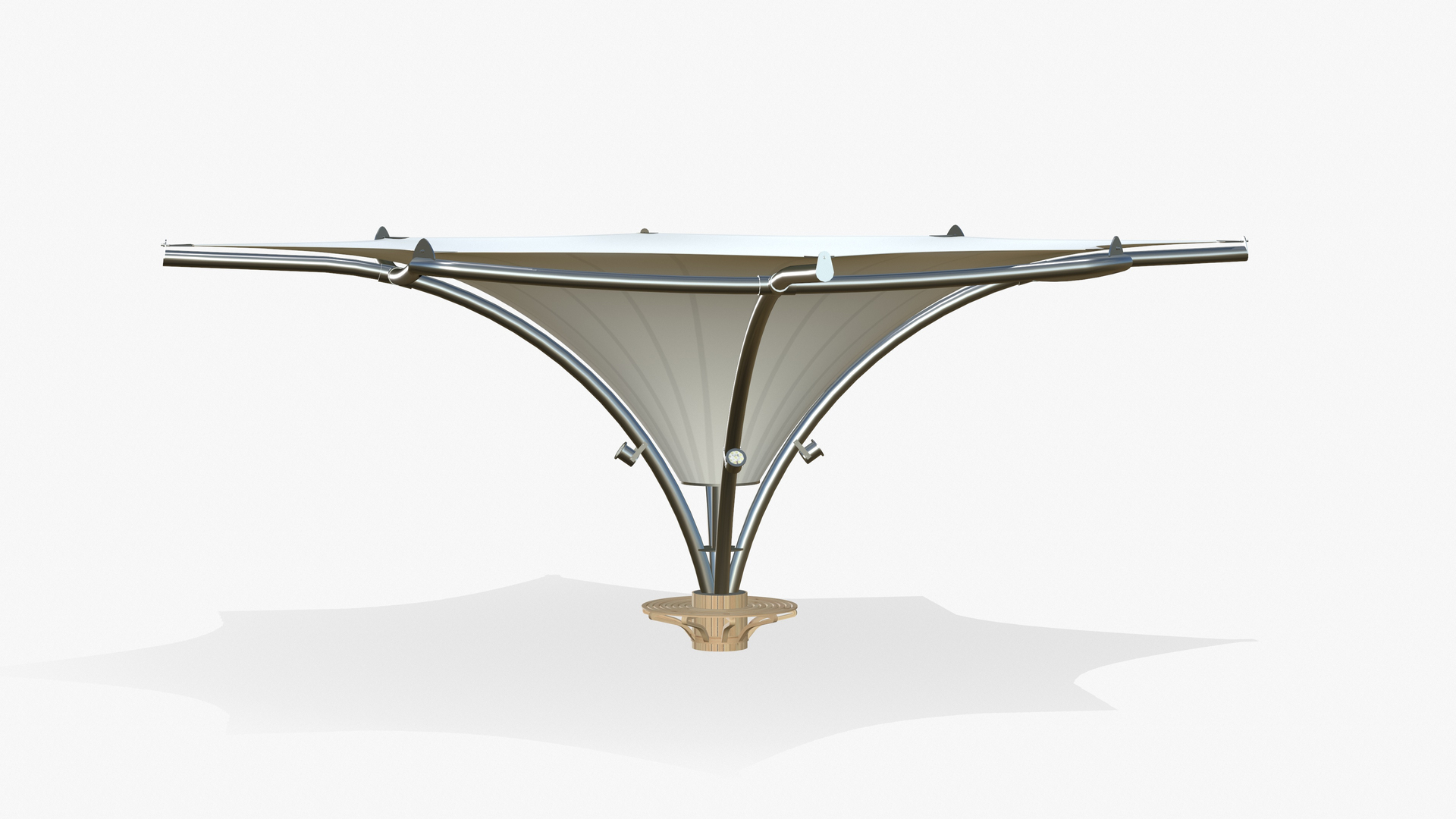 3D Model Tensile Umbrella Structures - TurboSquid 1827184