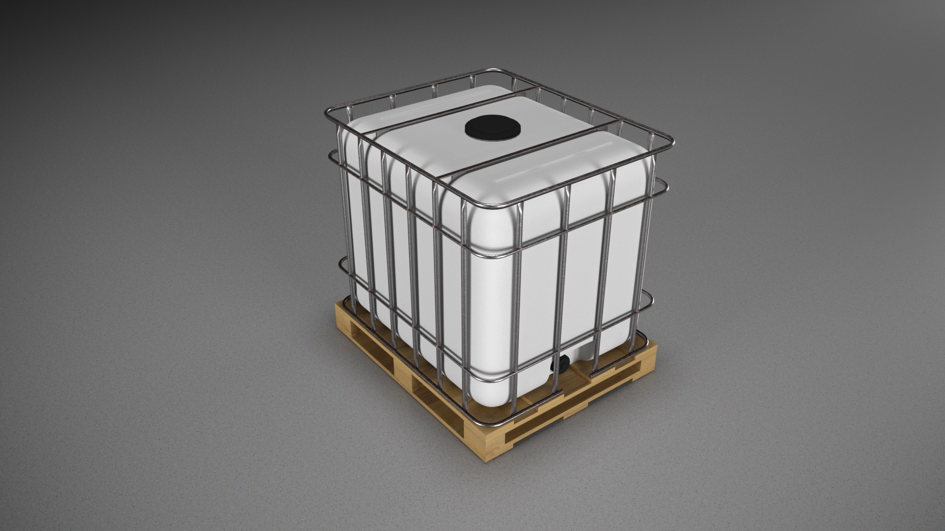 Low Poly Liquid Tank Container 3D Model - TurboSquid 2031172