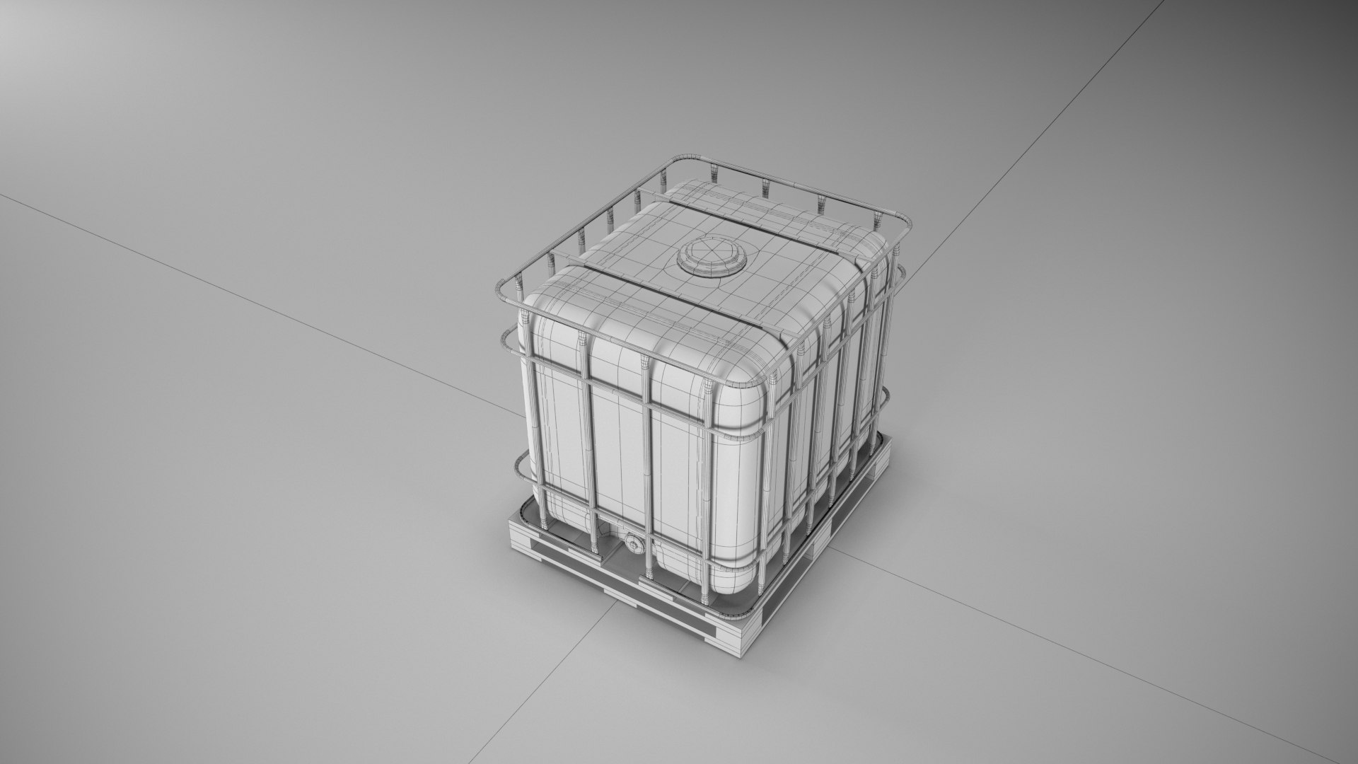 Low Poly Liquid Tank Container 3D Model - TurboSquid 2031172