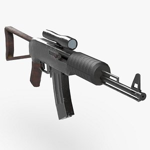 3D Realistic and Low Poly Weapon Pack - 14 Items model