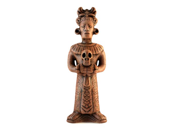 3ds max decorative mayan priest replica