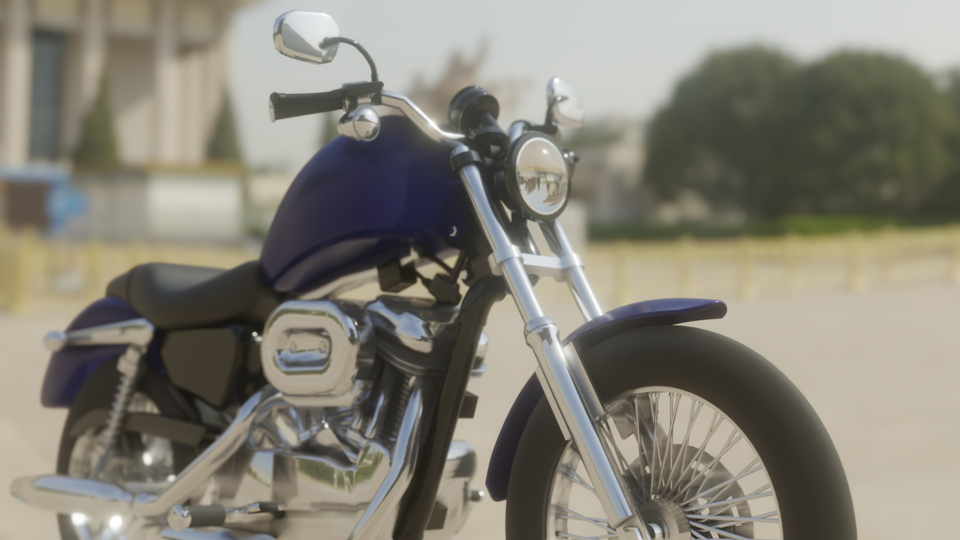 3D Harley Davidson XLH 53C Model TurboSquid 2124860