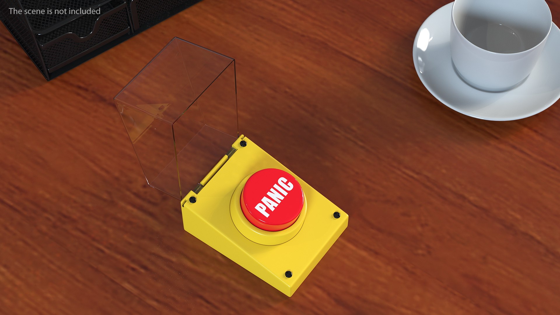 3D Model Red Panic Button - TurboSquid 1845217