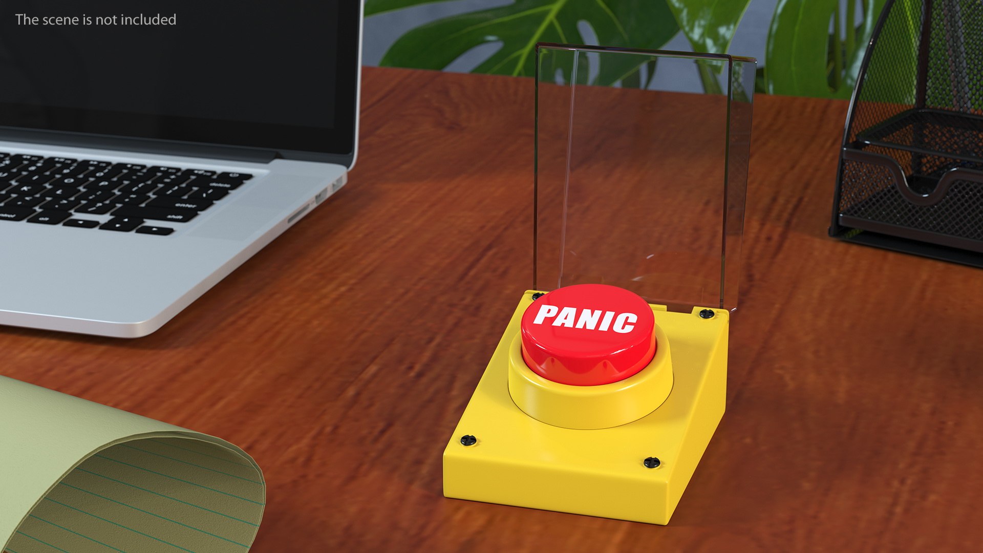 3D Model Red Panic Button - TurboSquid 1845217