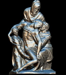 pieta bandini michelangelo 3D