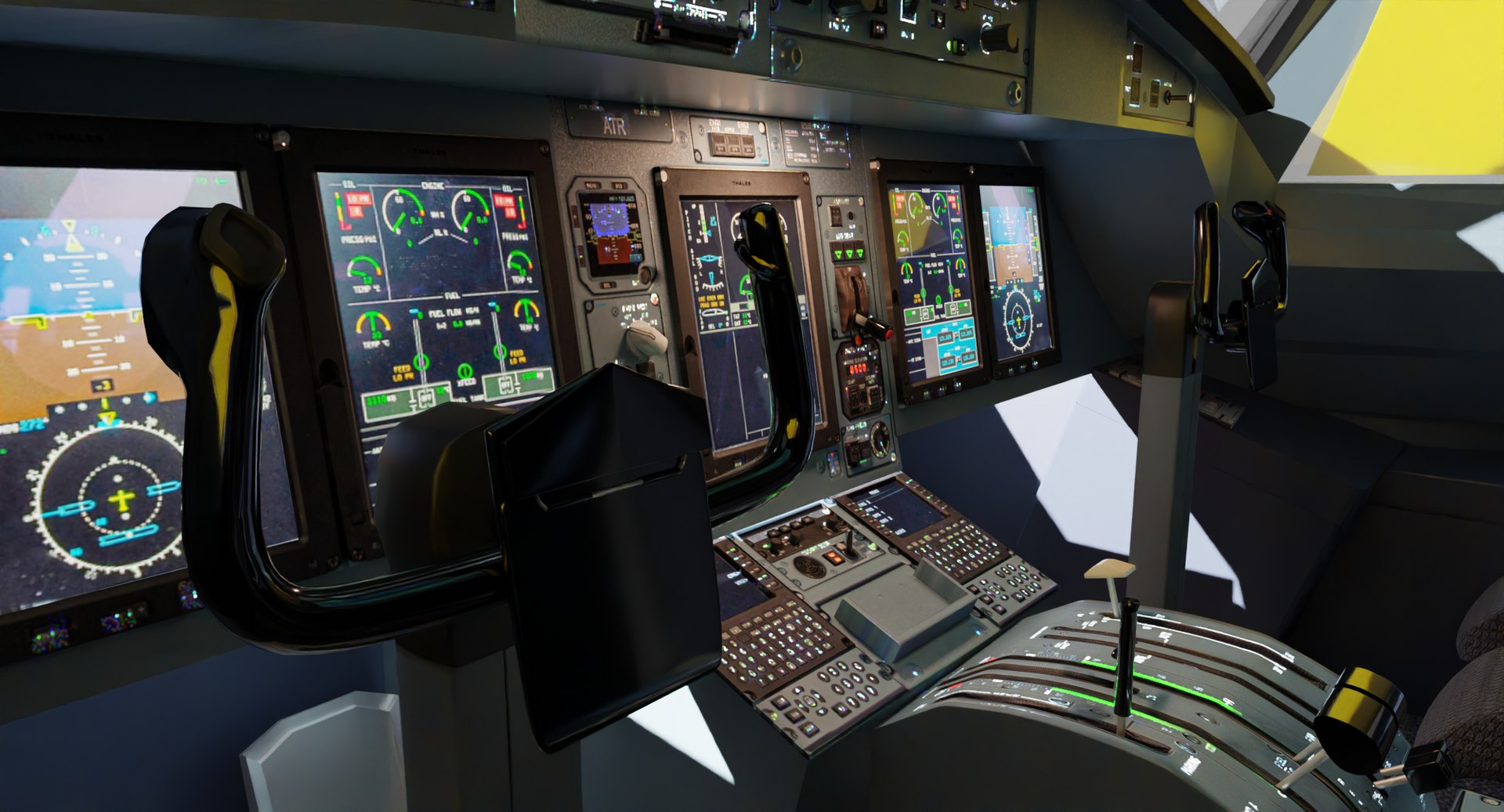 3D ART 72 600 Cockpit - TurboSquid 2103857