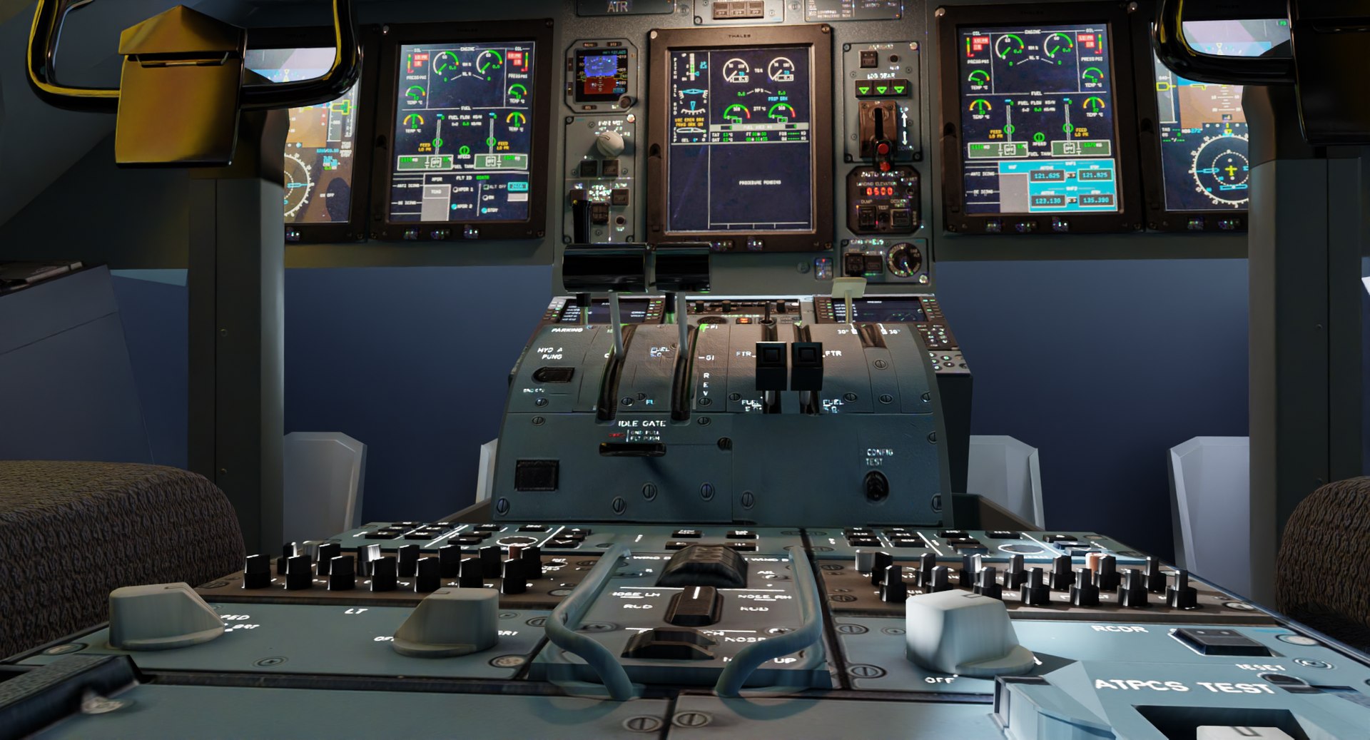3D ART 72 600 Cockpit - TurboSquid 2103857