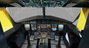 3D ART 72 600 Cockpit