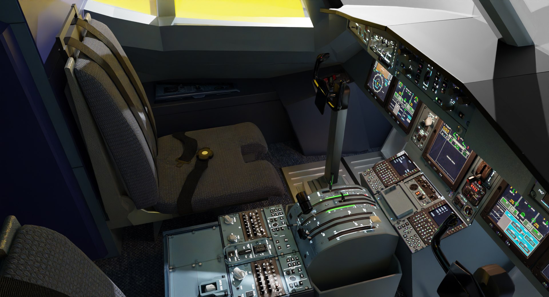 3D ART 72 600 Cockpit - TurboSquid 2103857