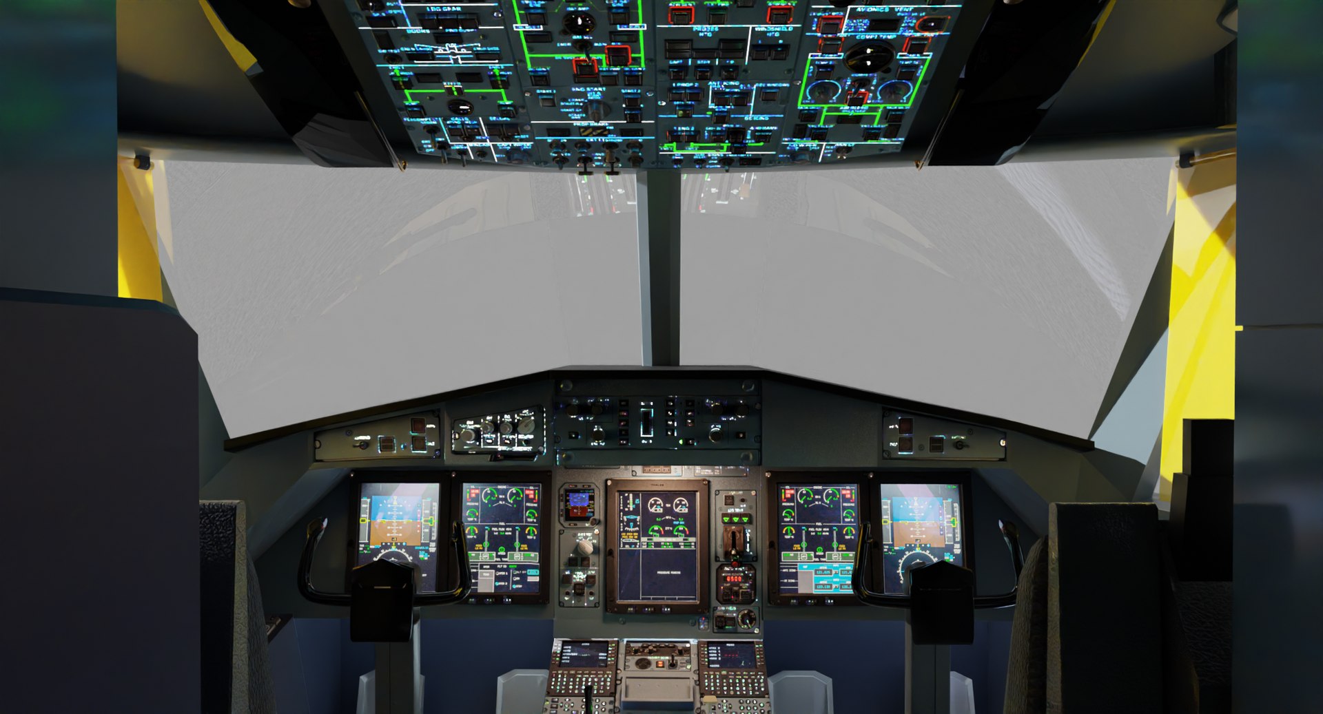 3D ART 72 600 Cockpit - TurboSquid 2103857