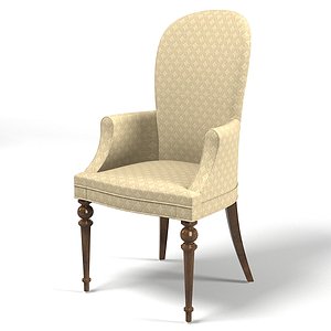 3dsmax chair arm baker