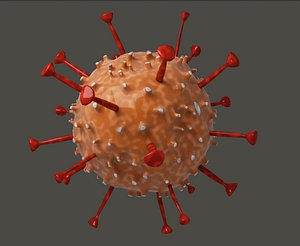 virus corona 3D