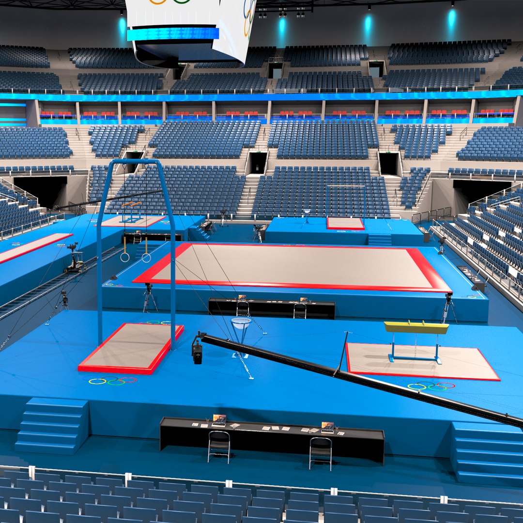 Gymnastics Arena 3D Model - TurboSquid 1898739