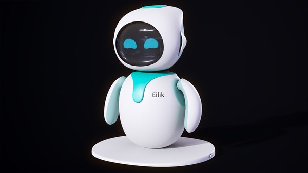 Modello 3D Robot giocattolo intelligente Eilik PBR - TurboSquid 1848296
