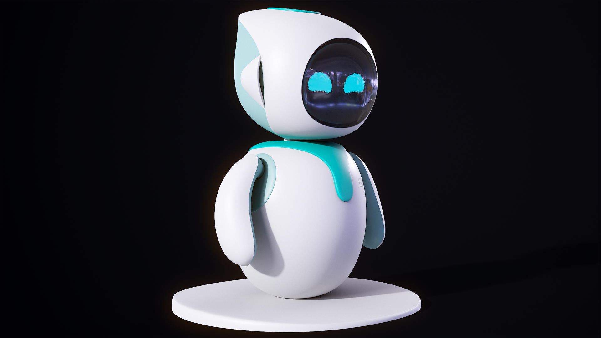 3D Smart Toy Robot Eilik PBR TurboSquid 1848296