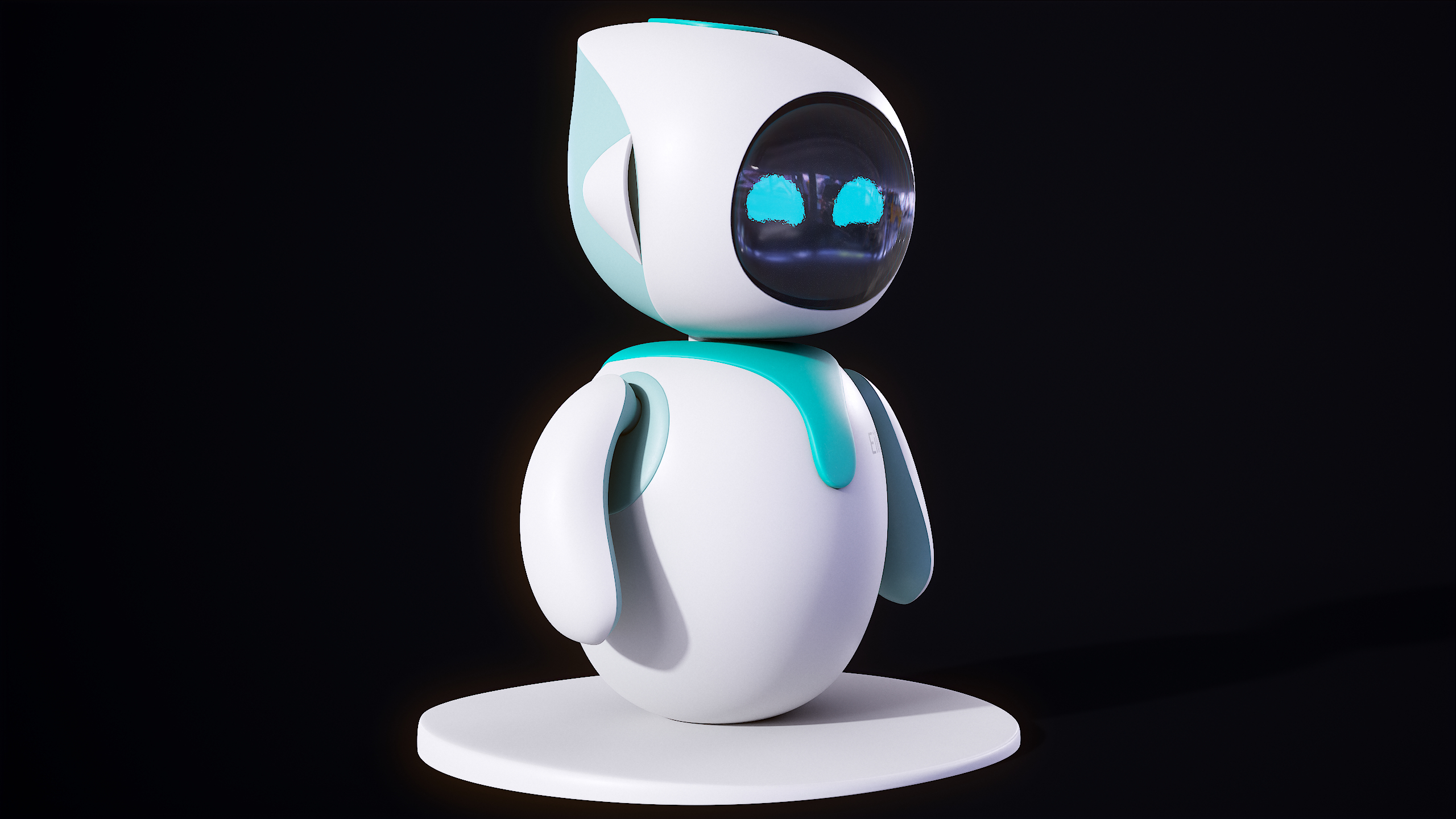 modelo 3d Robot de juguete inteligente Eilik PBR TurboSquid 1848296