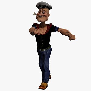 Sailor man 3D model