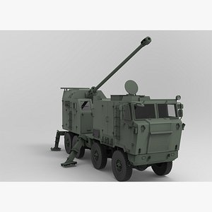 Nora B52 155mm 3D model