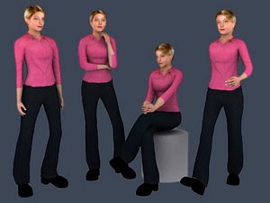 3d max people - emily